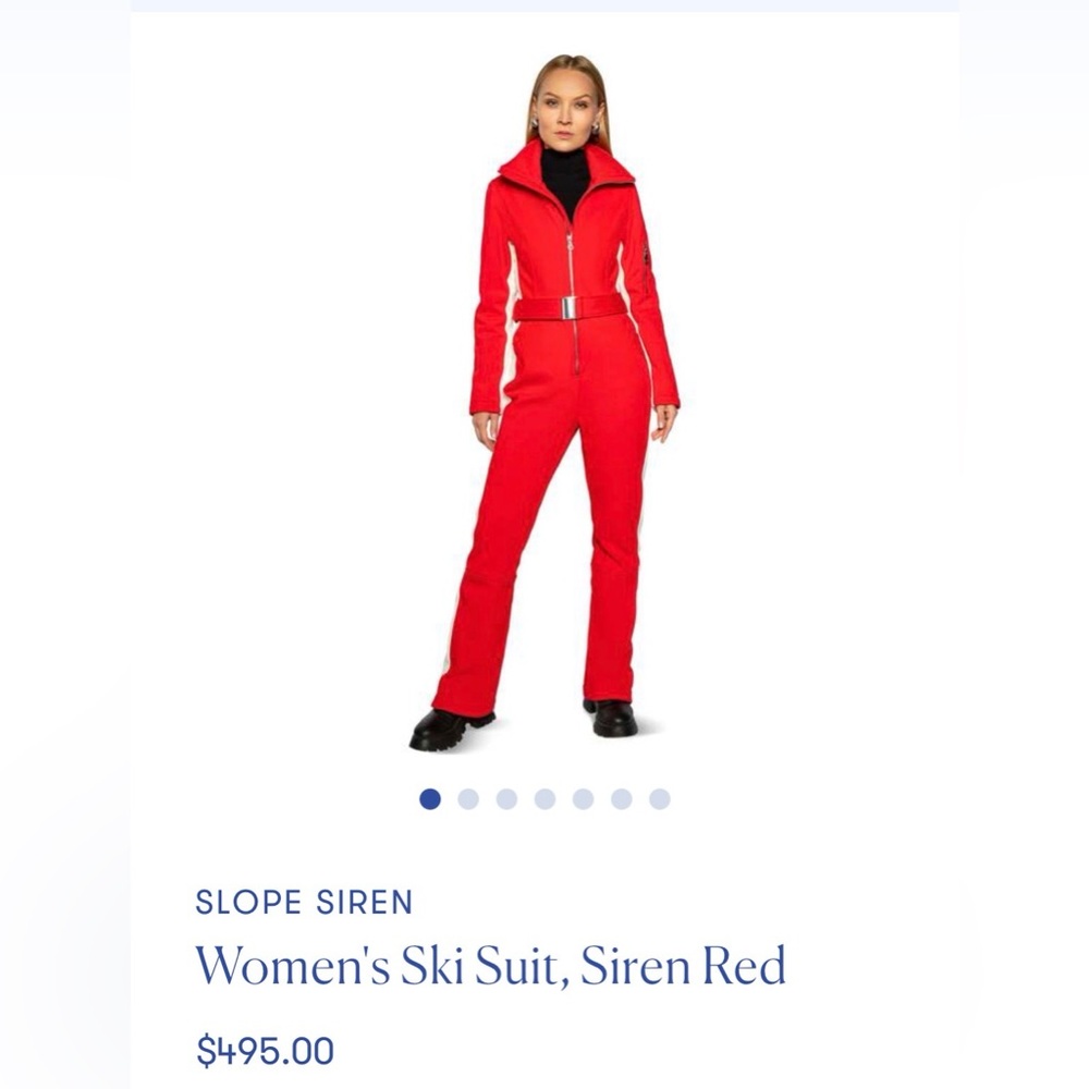 Slope Siren Red ski suit